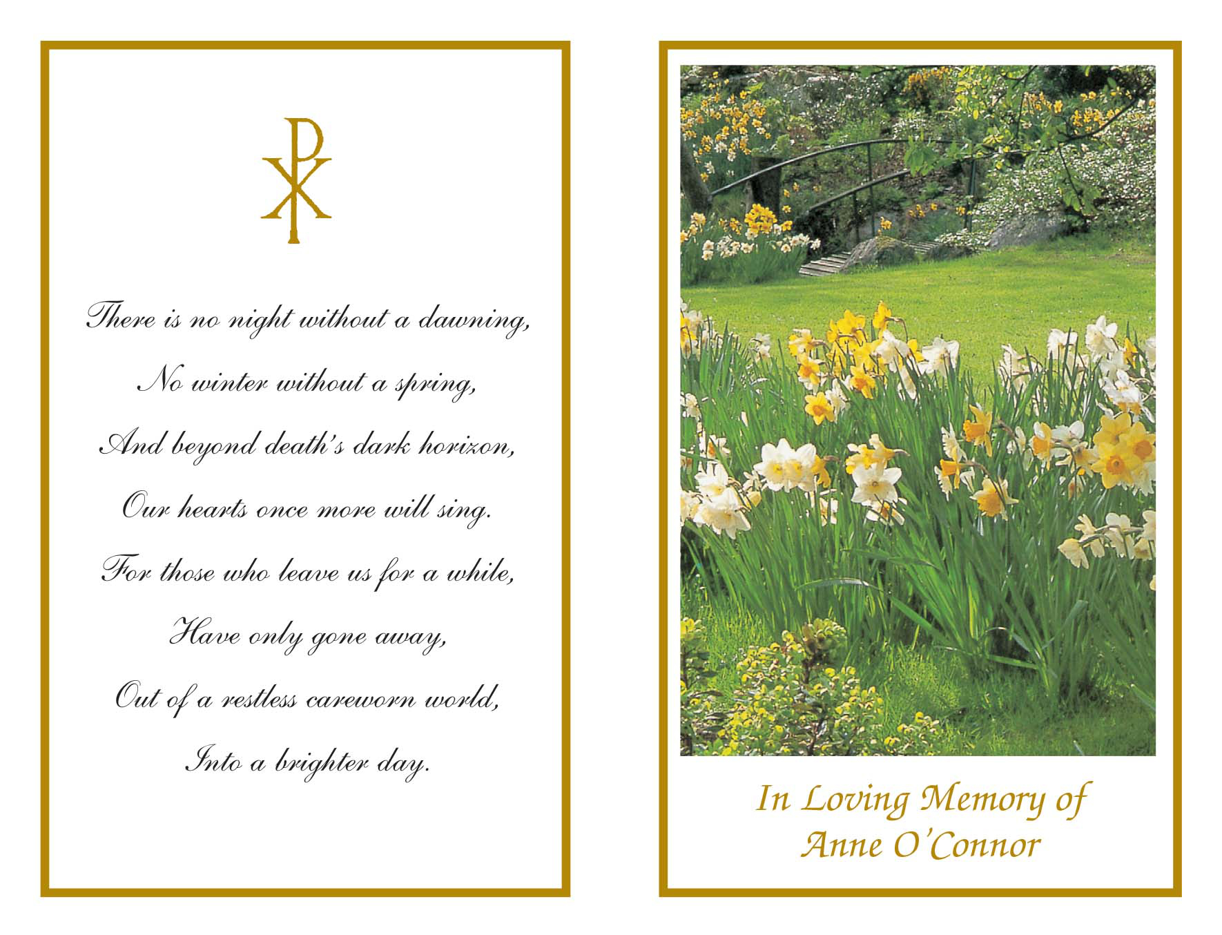 Daffodil Card